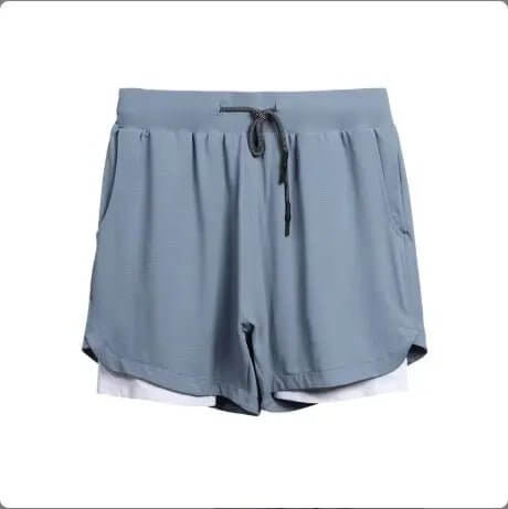 Men's Quick Dry 2-in-1 Gym Shorts with Liner