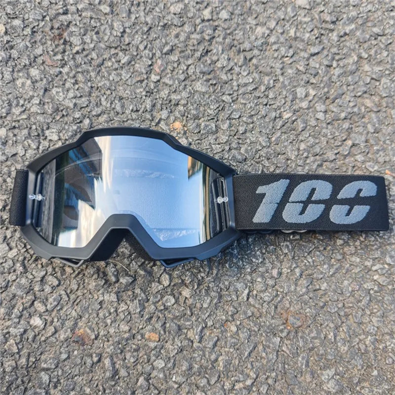Durable Motocross Racing Glasses Windproof Dustproof Sandproof Motorcycle Goggles for MTB Cycling Riding