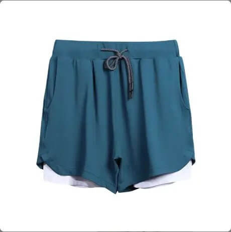 Men's Quick Dry 2-in-1 Gym Shorts with Liner