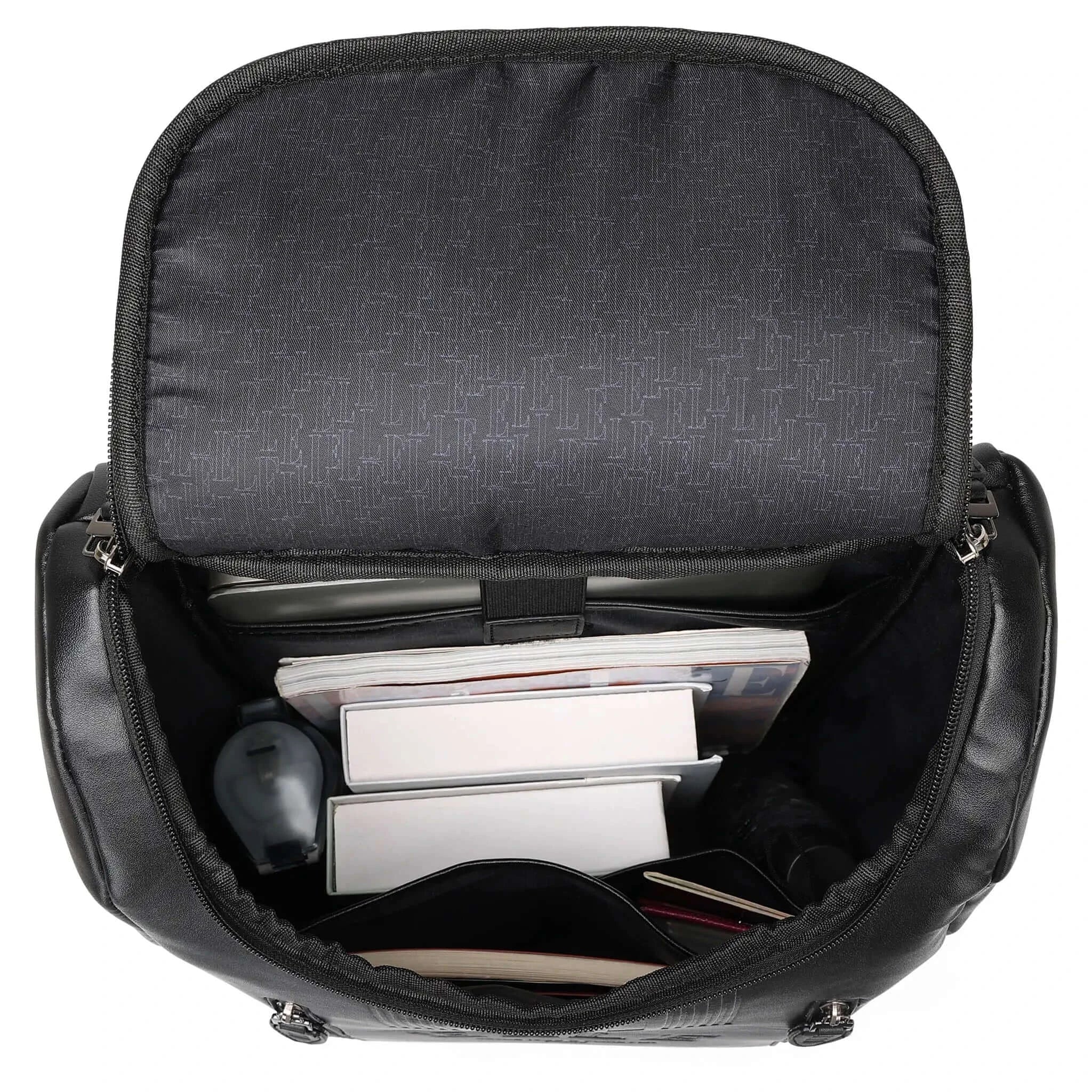 Vegan Leather Backpack-leather