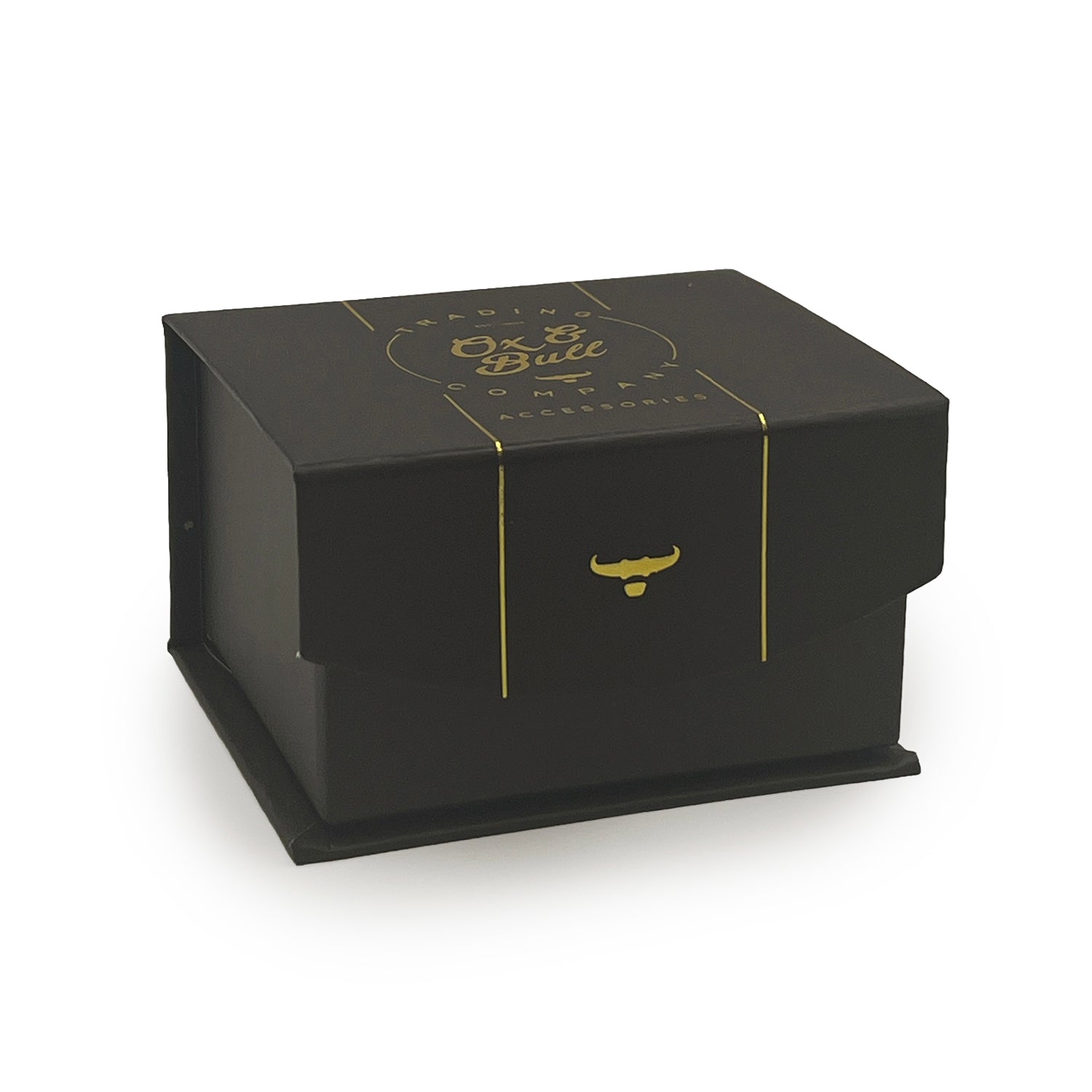 Gold and Onyx Inlaid Tie Clip