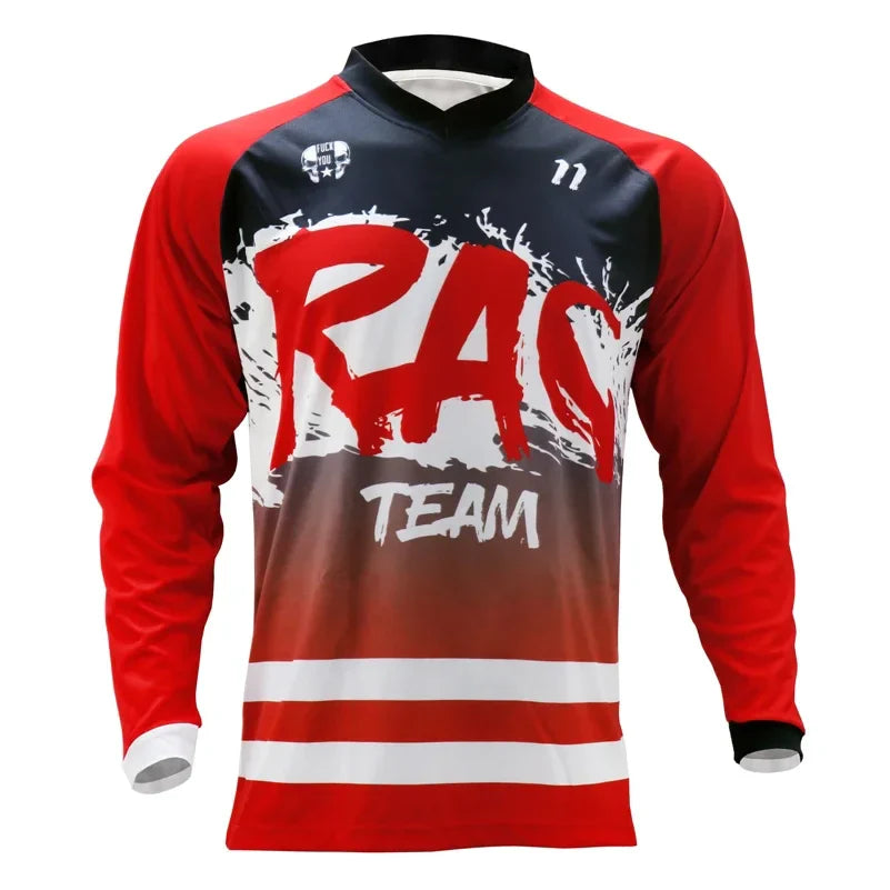 Quick Dry Summer MTB Jersey Short Sleeve Downhill T Shirt Cycling Motocross DH Wear BMX Mountain Bike Clothing