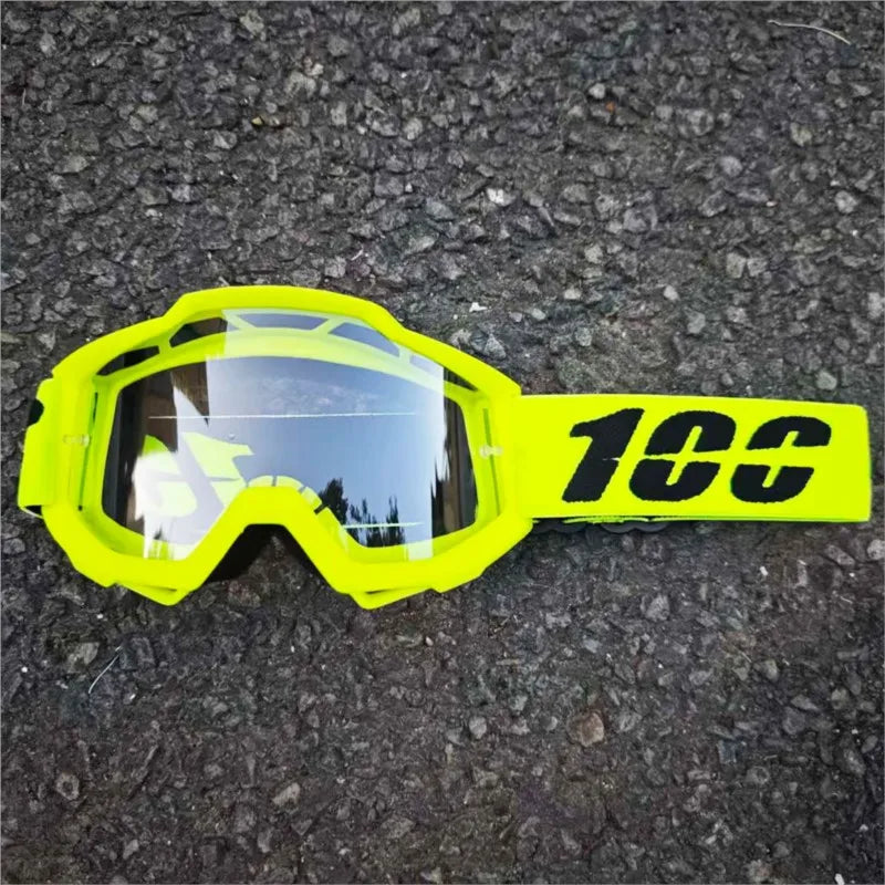Durable Motocross Racing Glasses Windproof Dustproof Sandproof Motorcycle Goggles for MTB Cycling Riding